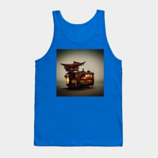 Steampunk Tokyo Ramen Cart Tank Top